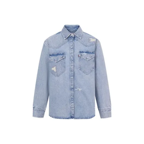 Levis Синие Женские Рубашки