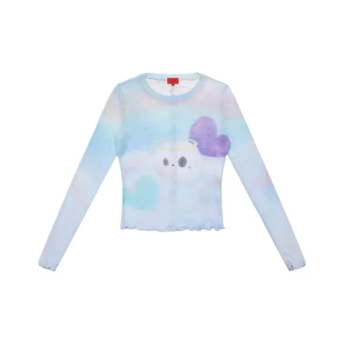 GOOD BAI GOODEES series T-рубашка Женская Светло-синяя