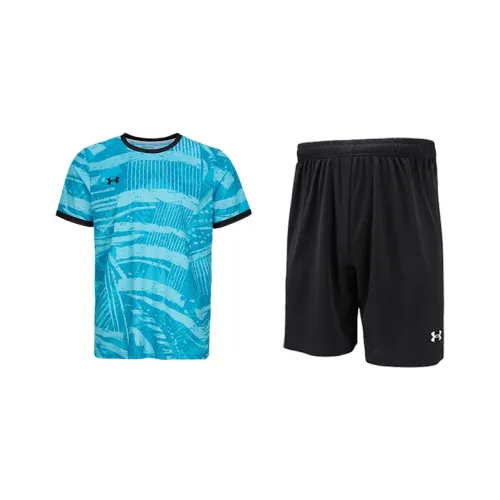 Under Armour Повседневная Спортивная Одежда Унисекс Небесно-Синий + Черный