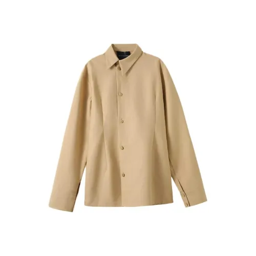 MINNANHUI Хаки Женские Рубашки