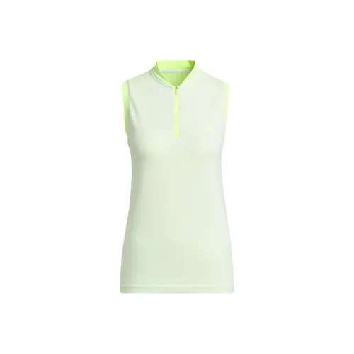 Adidas Неоновый зеленый Женские Поло