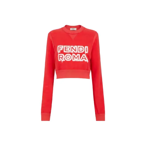 FENDI SS23 Китайский Новый Год Толстовка Женская Красная