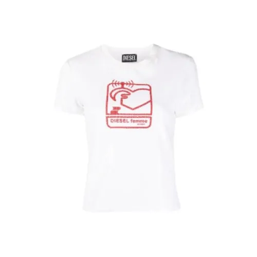DIESEL Белые Женские Футболки