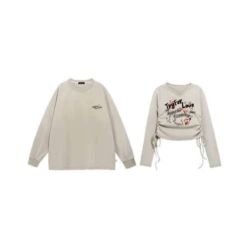 Tryforlove Комплект для пары Унисекс Одежда Мужской топ + Женский топ