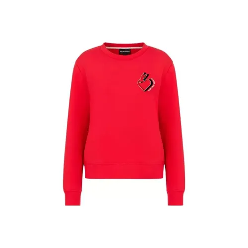 EMPORIO ARMANI Год кролика Китайский красный женский свитшот