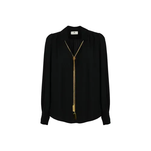 Elisabetta Franchi Черные Женские Рубашки