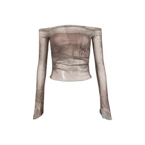 Guuka Hero T-Shirt Женская Светло-Кофейная