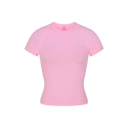 SKIMS Розовые Женские T-рубашки