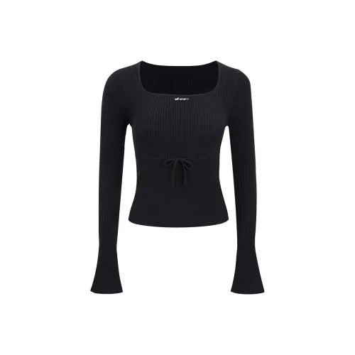 Ariseism Горячая девушка Облегающий крой Легкий Длинный рукав Трикотаж Женский