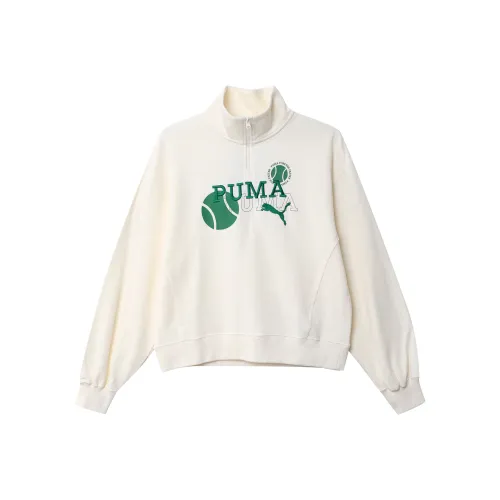 PUMA REBEL Белый Женские Свитшоты