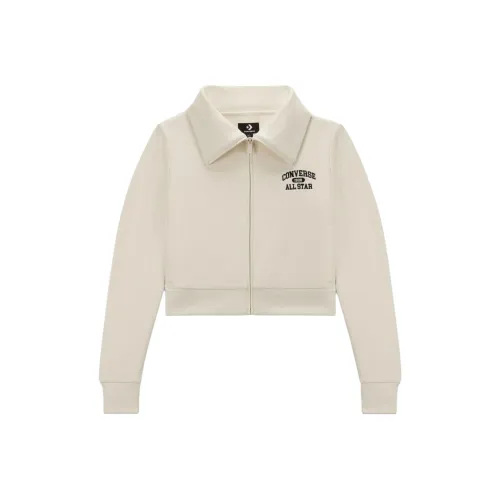 Конверс All Star Куртки и Пальто Женские Кремовые