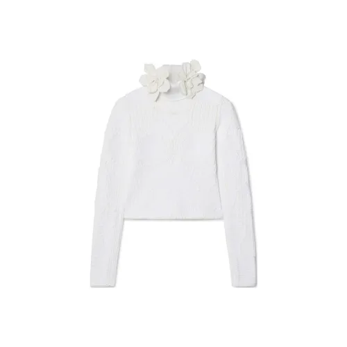 Off White Off White SS23 коллекция модного показа Белый Женские Трикотаж