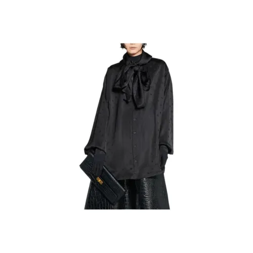 Balenciaga SS23 Рубашка Женская Черная