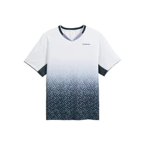 Kawasaki Бадминтон Джерси Мужской Черный Серый