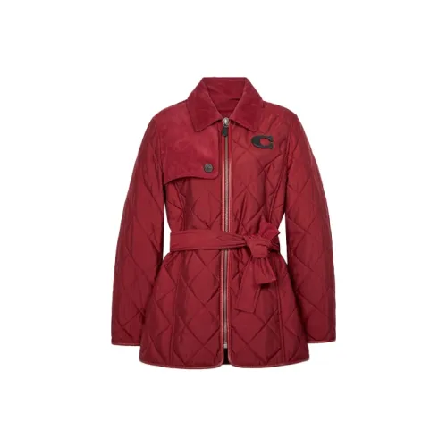 COACH Женские красные куртки