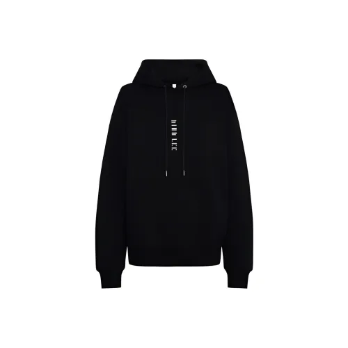 DION LEE Черный Женские Свитшоты