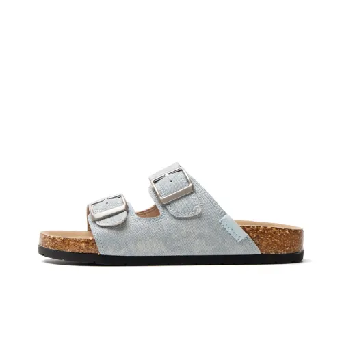 Mule Donkey Birkenstock Стиль Обувь Джинсовый синий Женские