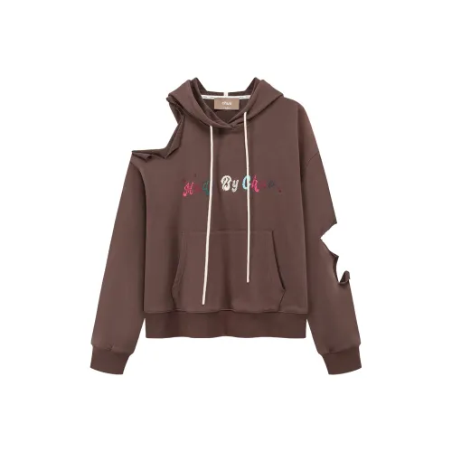 CHUU Шоколад Женские Свитшоты