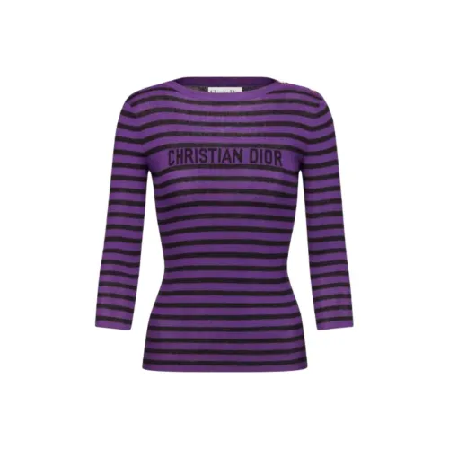 DIOR SS23 Толстовка Женская Фиолетовая