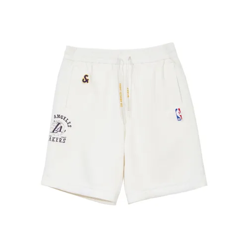 JACK JONES· X NBA Повседневные шорты Мужские A06 Натуральный белый