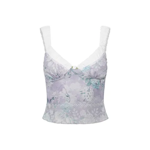 Tiger Mist AMARAN Топ Топ на бретелях Женский Фиолетовый