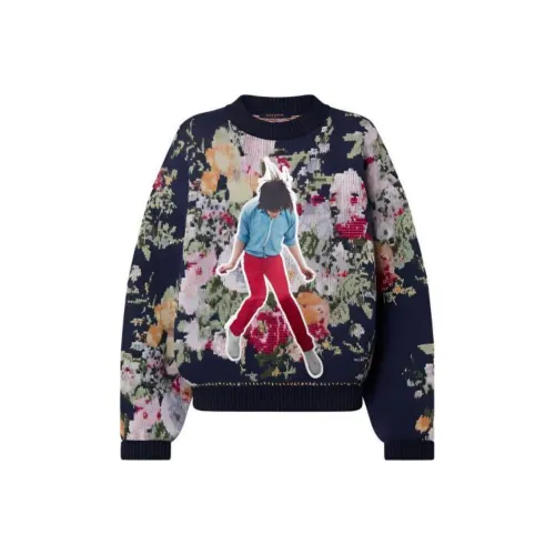 LOUIS VUITTON FW22 Свитер Женский Синий