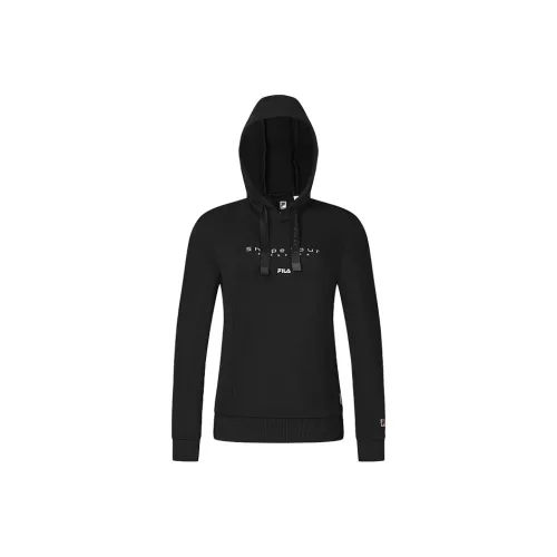 FILA Темно-черные Женские Свитшоты