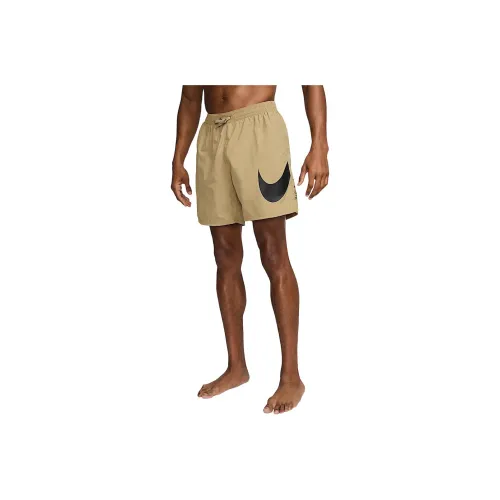 nike Повседневные шорты Мужские Абрикосовый Чай Коричневый Черный Черный