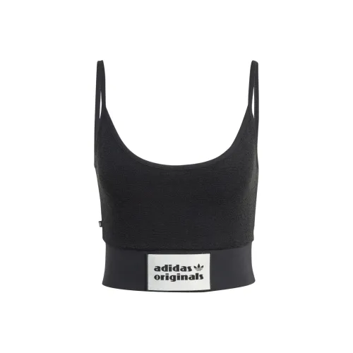 adidas originals Черные Женские Топы без бретелек