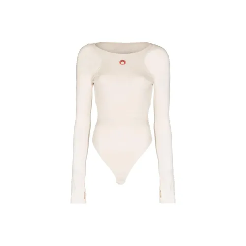 Marine Serre Белый Женское Боди