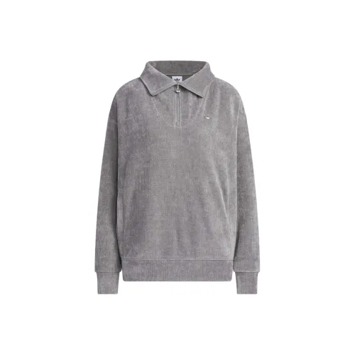 Adidas Originals Cozy ZIP CREW SWEATSHIRT Женские Серый