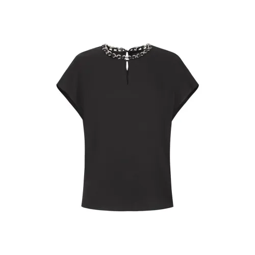 JZ. ANNAKRO T Рубашка Женская Без рисунка Черная