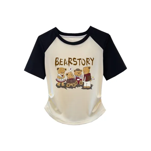 PLAY BUSH T-Рубашка Женская Абрикос