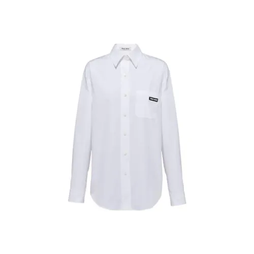 MIU MIU Белые Женские Рубашки