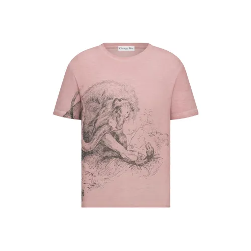 DIOR Розовые Женские Футболки