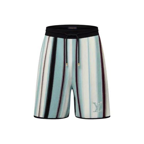 LOUIS VUITTON FW25 Повседневные шорты Мужские Светло-синие