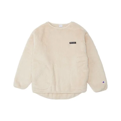 Champion FW22 Женская коллекция Толстовка Японская версия Женская Светлый хаки