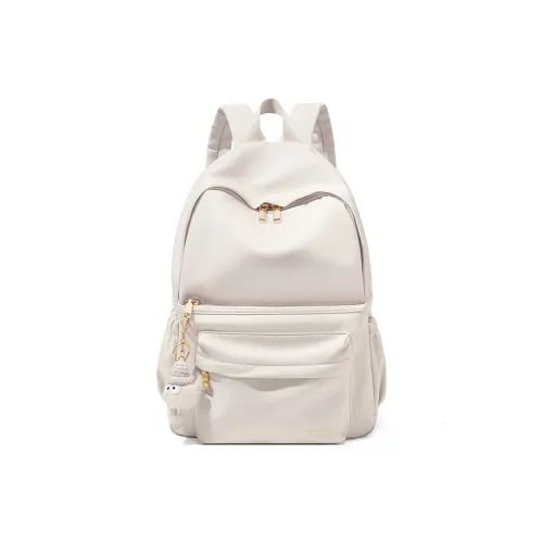 MAKEUP KITTEN Полиэстер Сумка Рюкзак Рюкзак Рюкзак Стандартный Унисекс Экрю