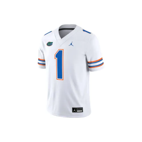 Jordan FLORIDA GATORS FW AW24 Dri Fit COLLEGE Game Jersey Баскетбольная Джерси Мужская Белая