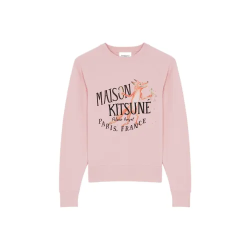 Maison Kitsune MAISON KITSUNÉ X Olympia Le Коричневый Розовый Женские Свитшоты