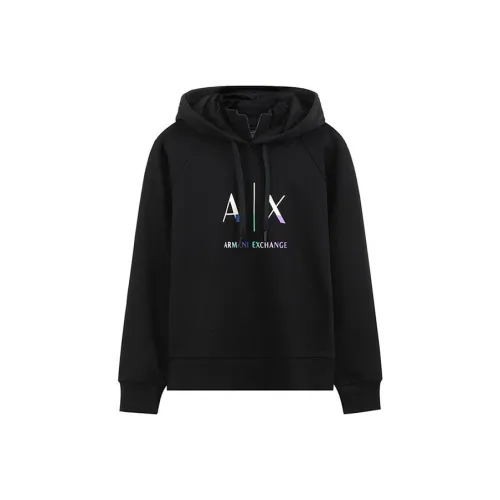 ARMANI EXCHANGE Черные Женские Свитшоты