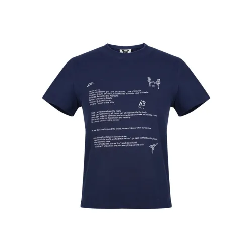 ELEVEN SLEEP T-Shirt Женская Темно-синий