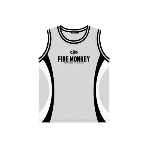 FireMonkey Баскетбольная Джерси Унисекс Light Серый