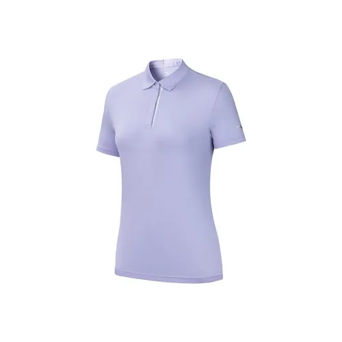 ANTA ZONGXUNXILIE Поло Женские Shinbei Фиолетовый