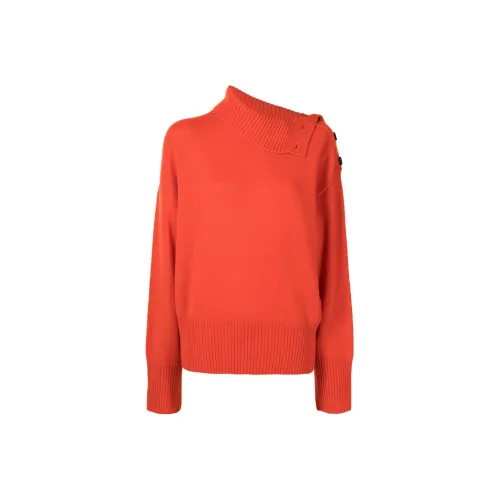 MSGM SS22 Кашемир Свитер Женский Оранжевый Красный