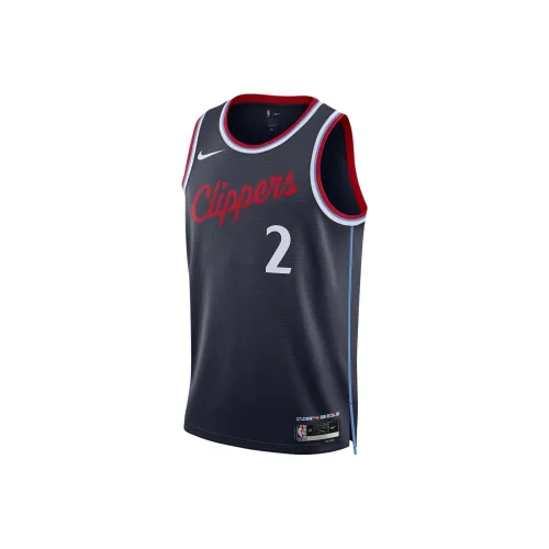 Nike Kawhi Leonard LA Clippers Баскетбольная Джерси Мужская Черная