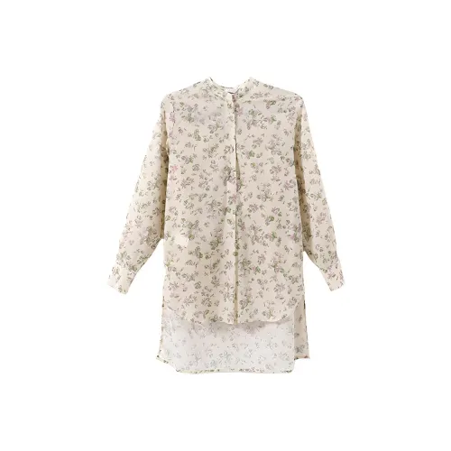 YUMOMO STAR Винтажные Цветочные Женские Рубашки