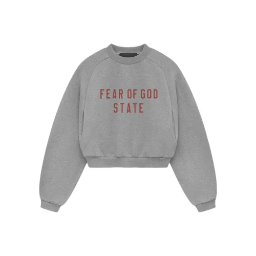 Fear Of God Essentials FW24 Коллекция BACK To SCHOOL Толстовка Женская Shadow Heather
