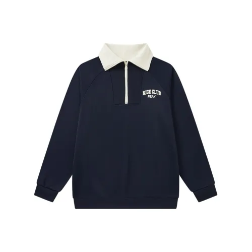 PEAK Толстовка Женская Полночный Синий