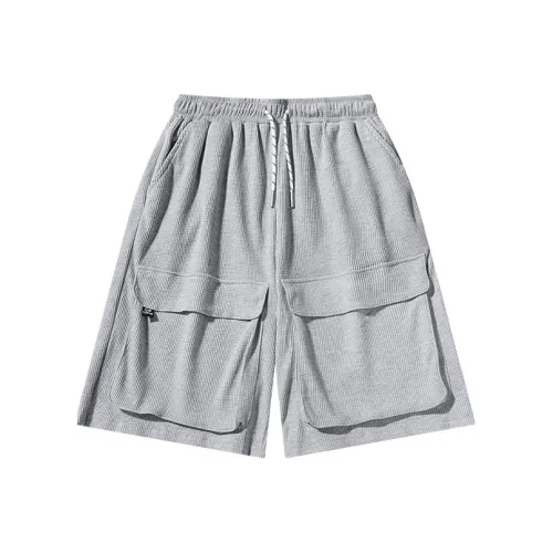 LUANBU Повседневные шорты унисекс серые